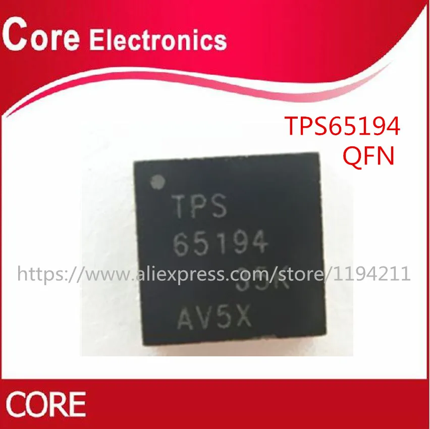50 шт./лот TPS65194 65194 QFN 24 new|Интегральные схемы| |
