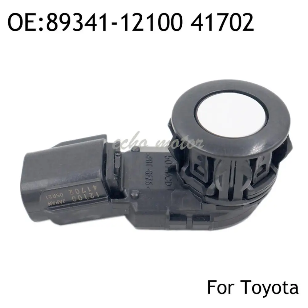 

New SET(4) 89341-12100 41702 05R21 Parking Sensor Distance Control Sensor Car Detector for TOYOTA white color