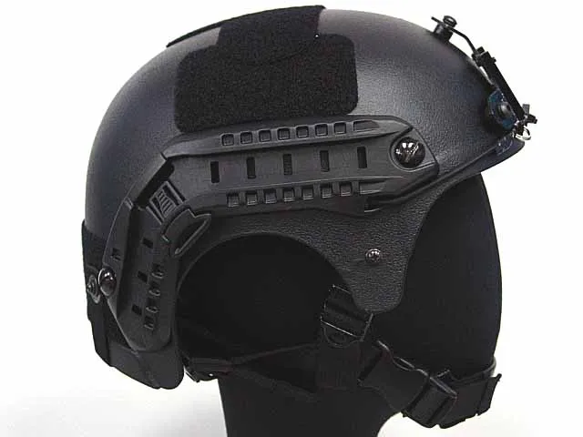 Шлем CS с декоративным узором для улицы креплением NVG и боковым направляющим