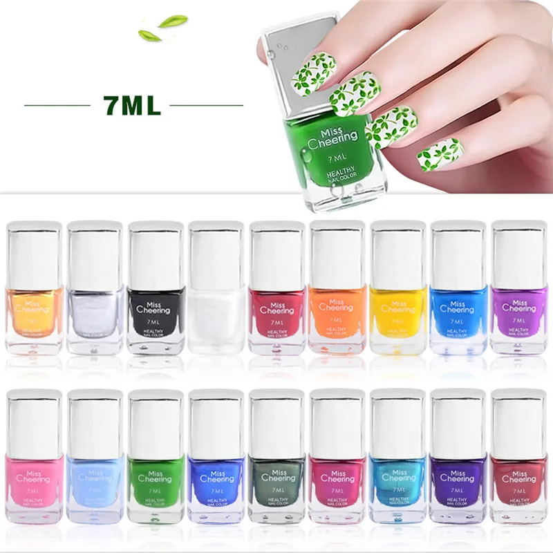 Гель лак Misscheering для печатей лаком ногтей 7 мл 18 цветов|nail polish|vernis onglestamping lacquer |