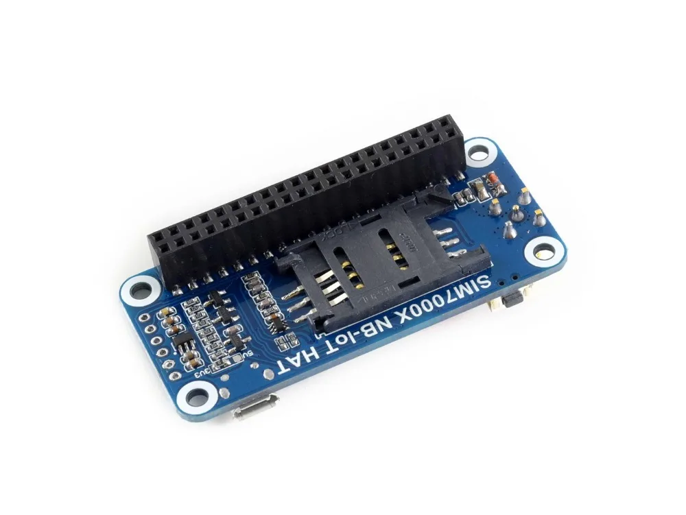 Waveshare NB-IoT/eMTC/EDGE/GPRS/GNSS шапка для Raspberry Pi на основе SIM7000E поддерживает порты TCP, UDP PPP HTTP FTP MQTT SMS, почта и т. д