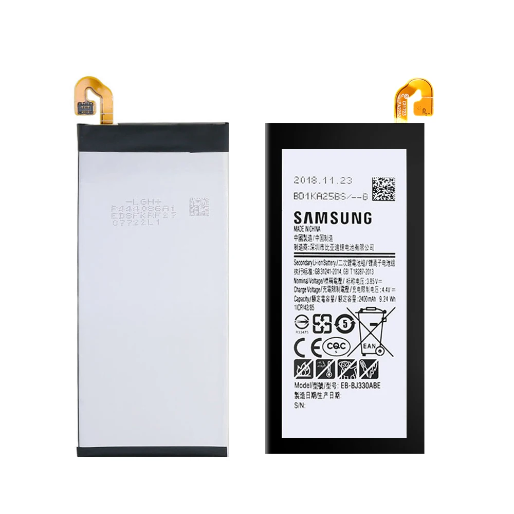 20 шт. оригинальные батареи EB-BJ330ABE для Samsung Galaxy J3 2017 SM-J330 J3300 встроенный Акку 2400 мАч