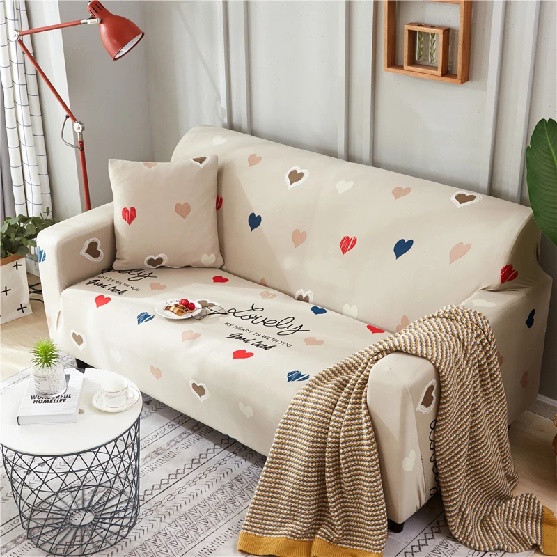 Elastic Sofa Cover Slipcover Stretch Four Seasons Covers Furniture Protector Loveseat Couch Towel 1/2/3/4-seater | Дом и сад