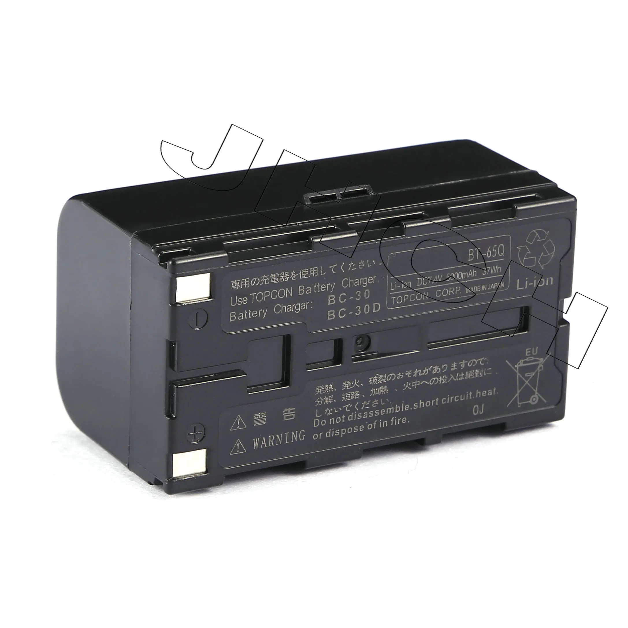 Новый TOPCON BT 65Q Батарея для GTS 750/GPT 7500 ТАХЕОМЕТРЫ|battery jacket|batteries longbattery blower |