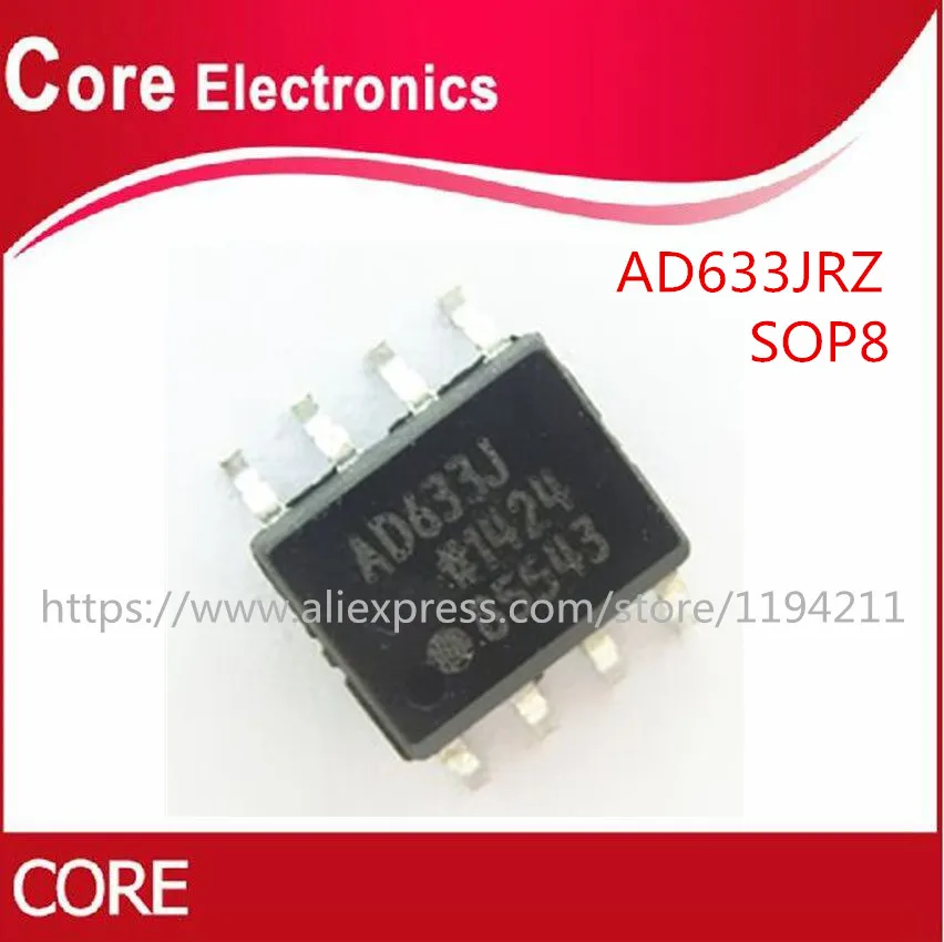 10 шт. AD633JRZ AD633JR AD633 SOP 8 IC|Интегральные схемы| |