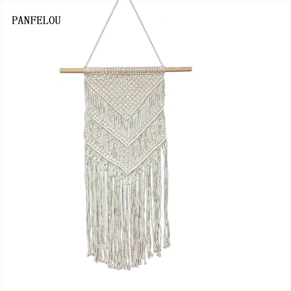 Настенный Гобелен PANFELOU 100*40 см с кисточками украшение для песчаного пляжа плед