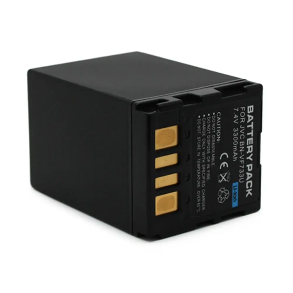 WHCYonline 3300mAh BN VF733U BNVF733 Аккумулятор для камеры JVC GR D250 DF590 X5 GZ MG40|battery for jvc|camera batterybattery