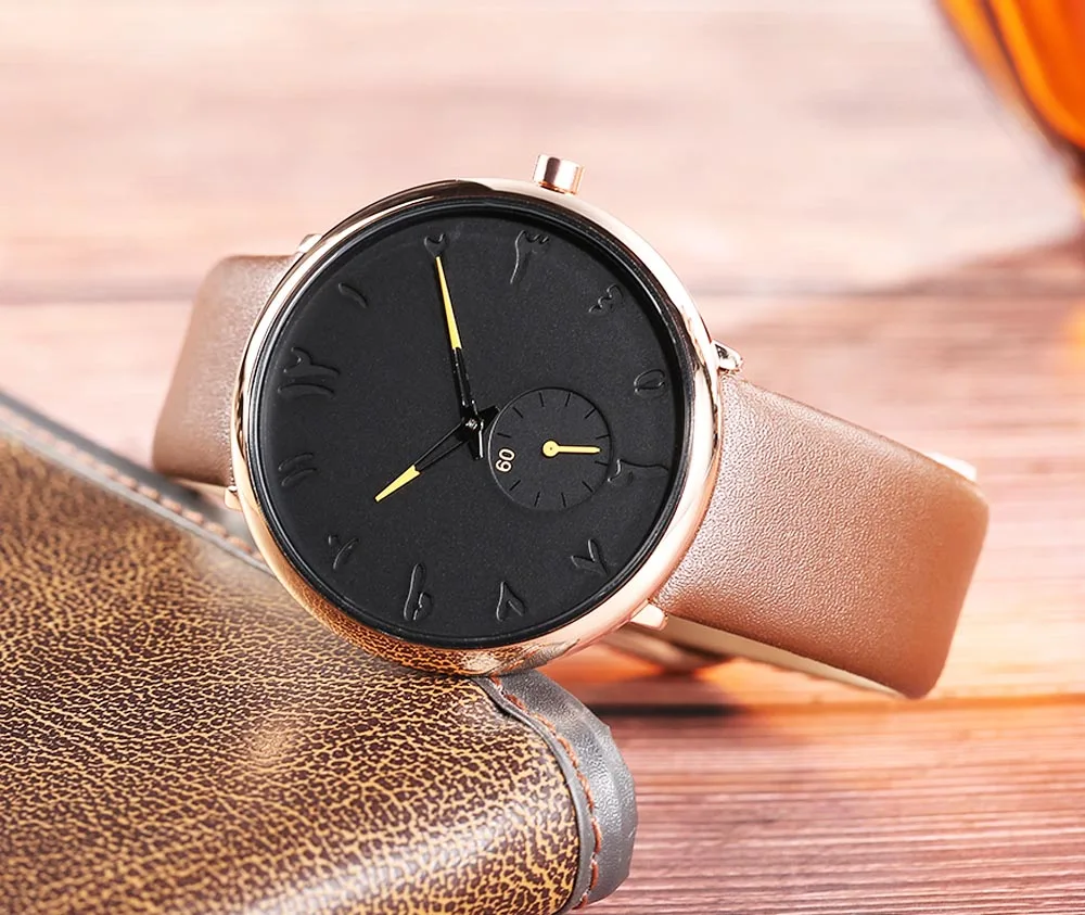 Reloj Hombre новые мужские часы арабские цифры часы мужские часы
