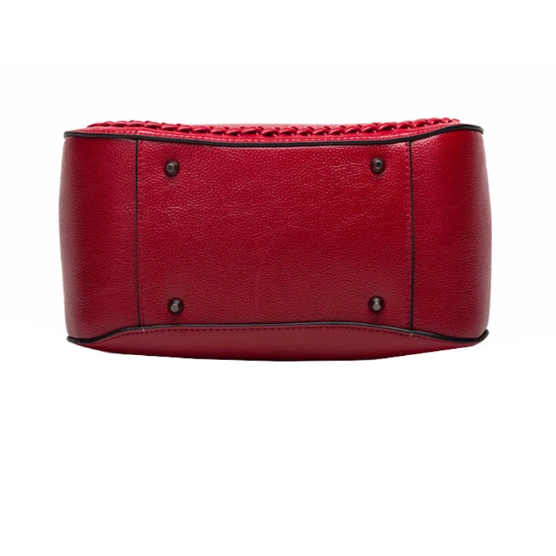 Новинка 2018 плетеная Сумка в европейском и американском стиле сумка из воловьей