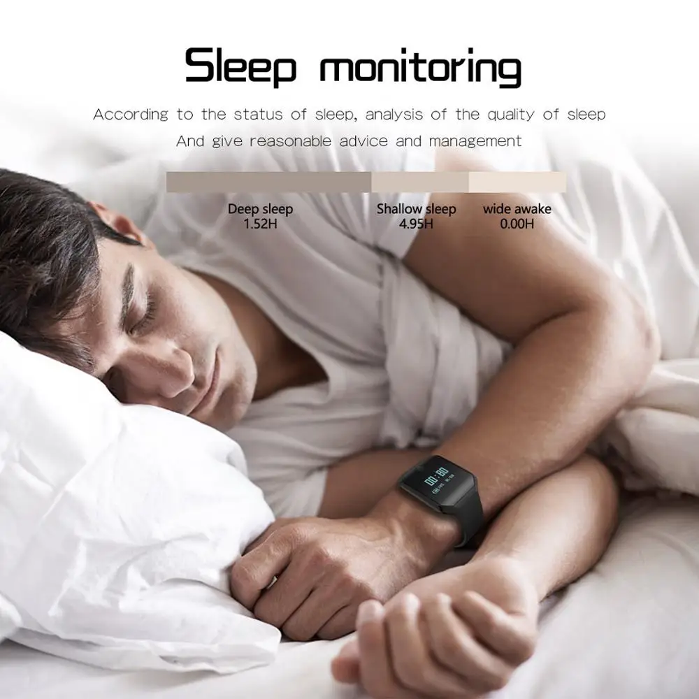 Умные часы с Bluetooth мужской фитнес трекер пульсометром шагомер монитор Активности