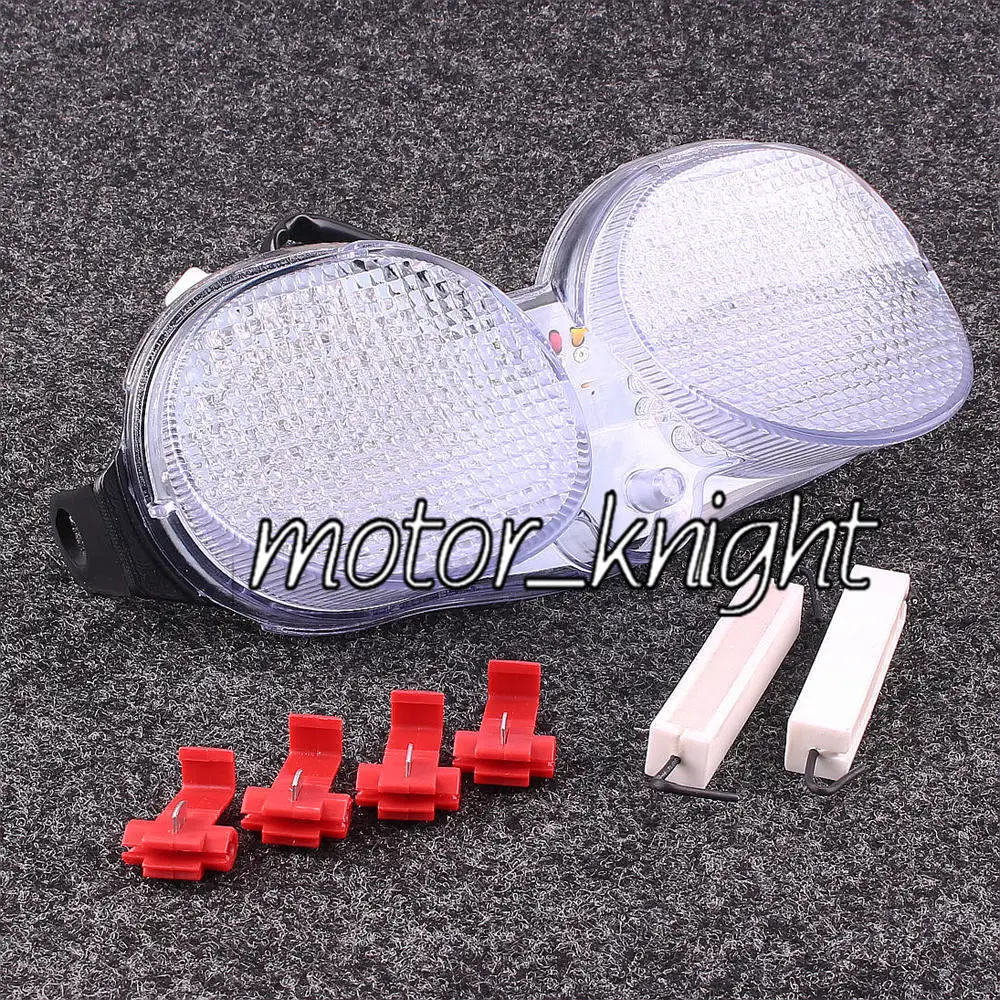 

Motorcycle LED Tail Light Turn Signals for YAMAHA R6 2001-2002 Clear