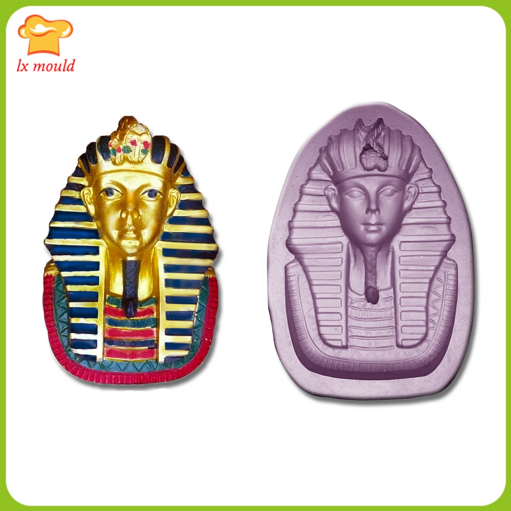 

EGYPTIAN TUTANKHAMUN BUST Medium Craft LXYY Silicone Rubber Mould