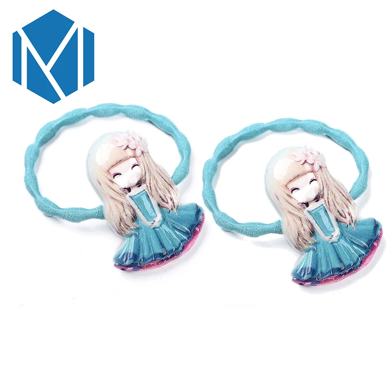 M MISM 1 пара Детская повязка на голову с большим цветком для девочки резинка волос