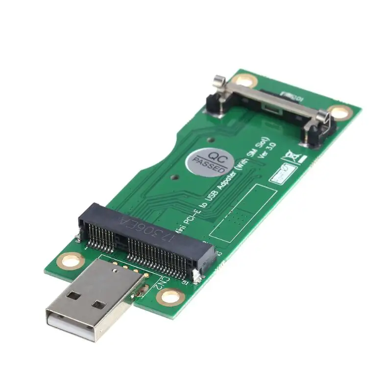 Мини PCI-E к USB адаптер с sim-картой 8Pin слот для карты WWAN/LTE модуль поддержка SIM 6pin/8pin Разъем для карты