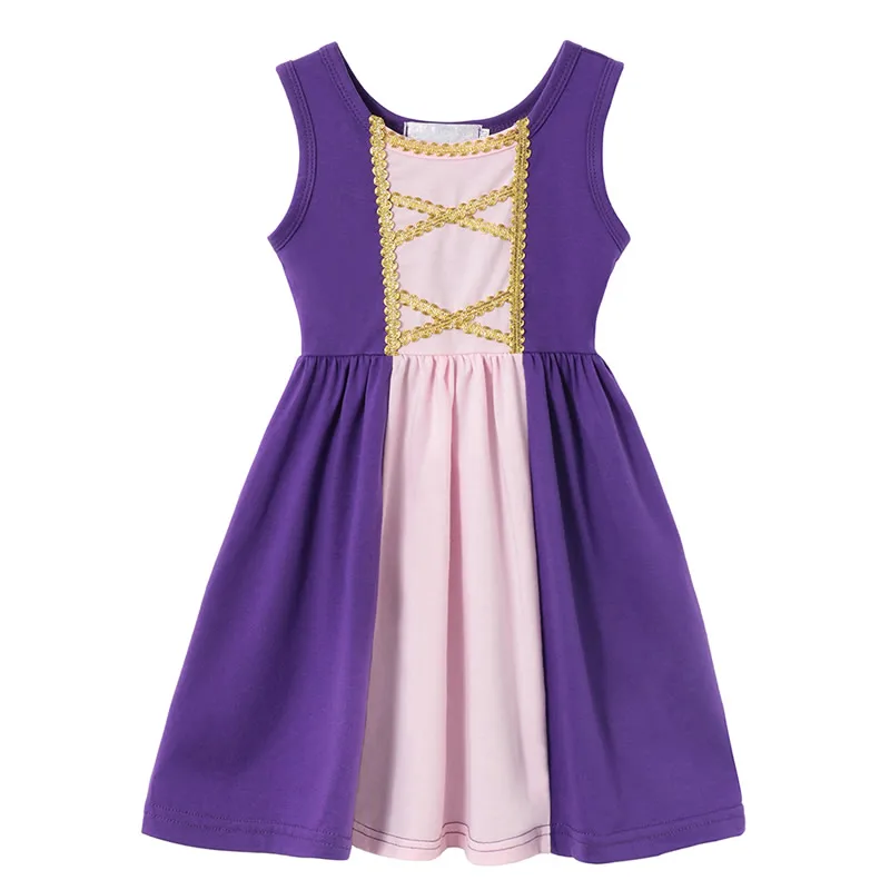 Sofia Dress Платье для маленьких девочек «Белль» Детское платье «Красавица и Чудовище», «Принцесса Эльза и Анна», «Белоснежка», «Микки», «Фея», для ролевых игр - Цвет: Sofia Dress