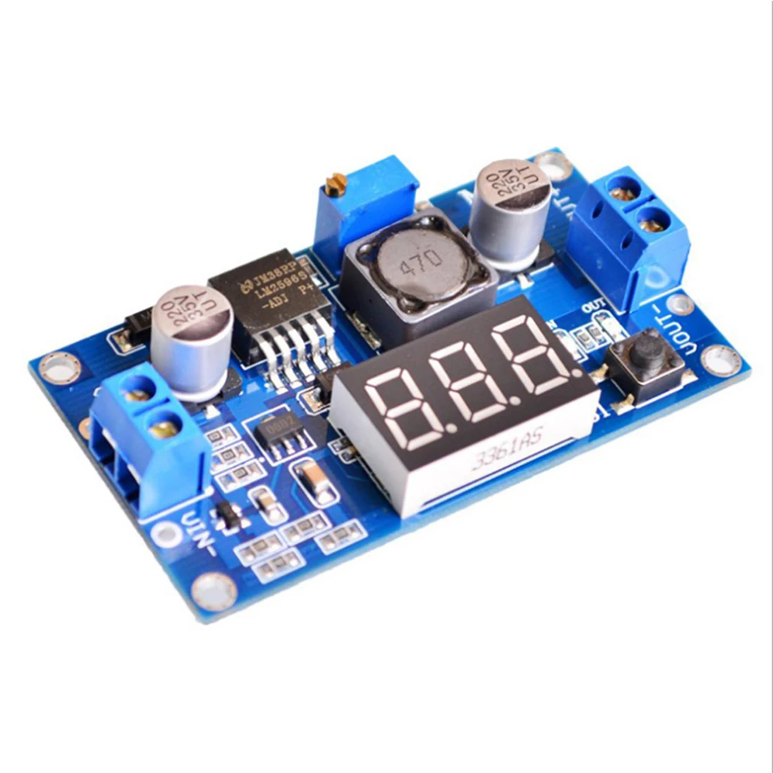 DC понижающий модуль LM2596 DC/DC 4 0 ~ 40V до 1 25 37V Регулируемый регулятор напряжения