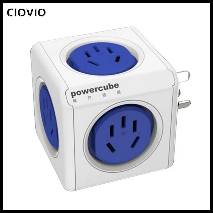 CIOVIO умный дом power Cube розетка 5 розеток адаптер Блок питания мульти коммутируемые розетки