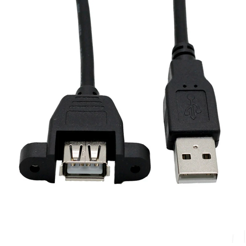 USB 2.0 Extension Cord With Ear usb extension Cable Male to Female Wire Extend Can Be Fixed For PC Laptop cable Extender | Электроника