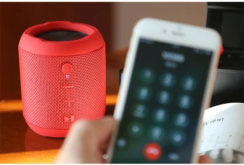 Открытый беспроводной Bluetooth 5,0 стерео портативный динамик Встроенный микрофон ударопрочность IPX6 Водонепроницаемый динамик с басами