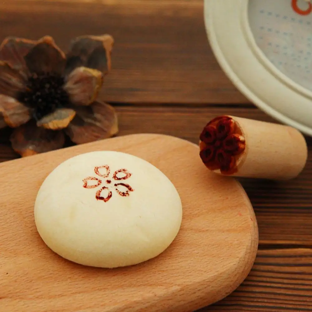 Ручная квадратная деревянная десертная печать штамп DIY печенье торт формы для