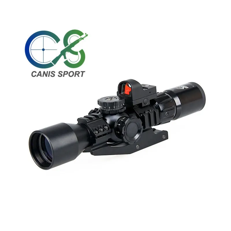 Canis Latrans 3-9x40FIRF прицел с мини Красный точка зрения боковой Фокус область для наружного использования и охоты gs1-0335