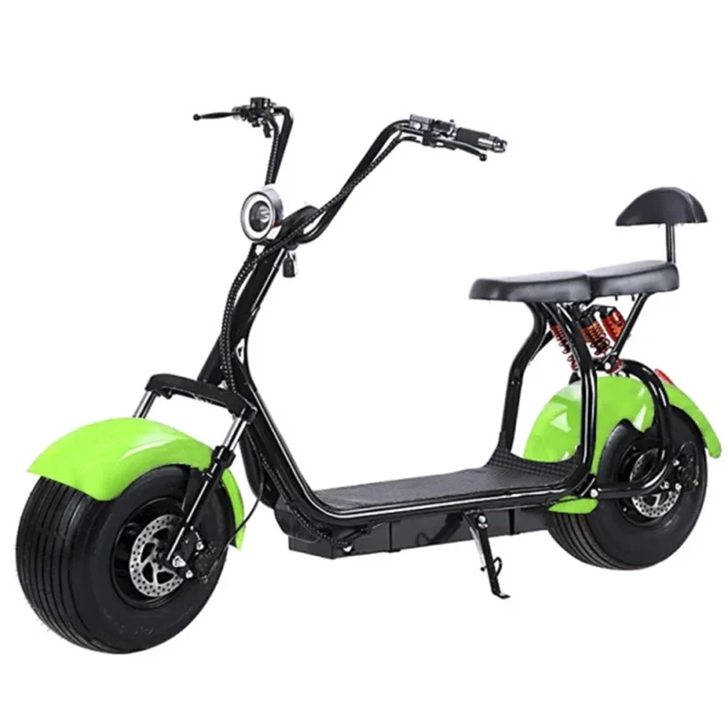 Citycoco LCD LED Headlight Lithium Battery 1500W 60V12A Front And Rear Disc Brakes Hydraulic Shock Absorption Electric Scooter | Спорт и