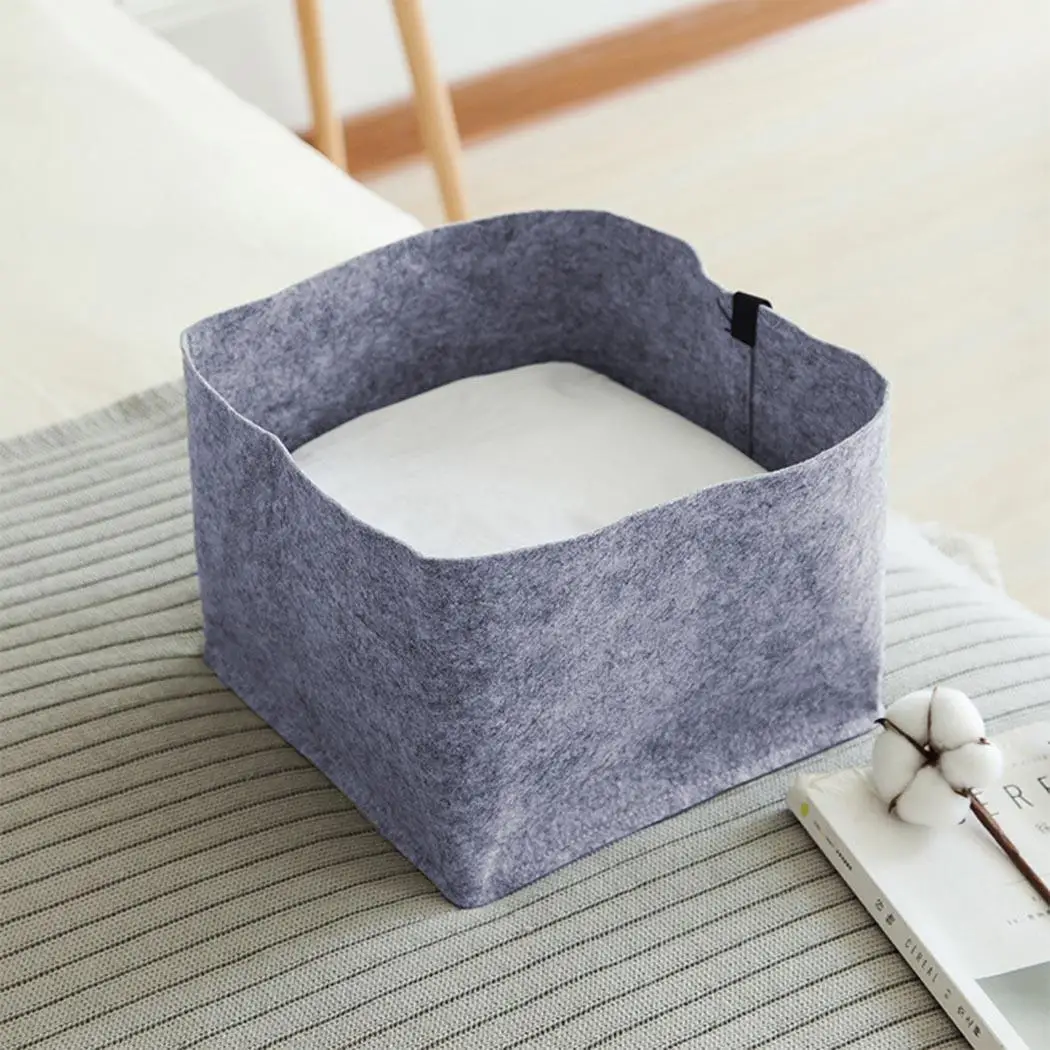 Детские игрушки однотонная одежда детская ящик для хранения серых полотенец в