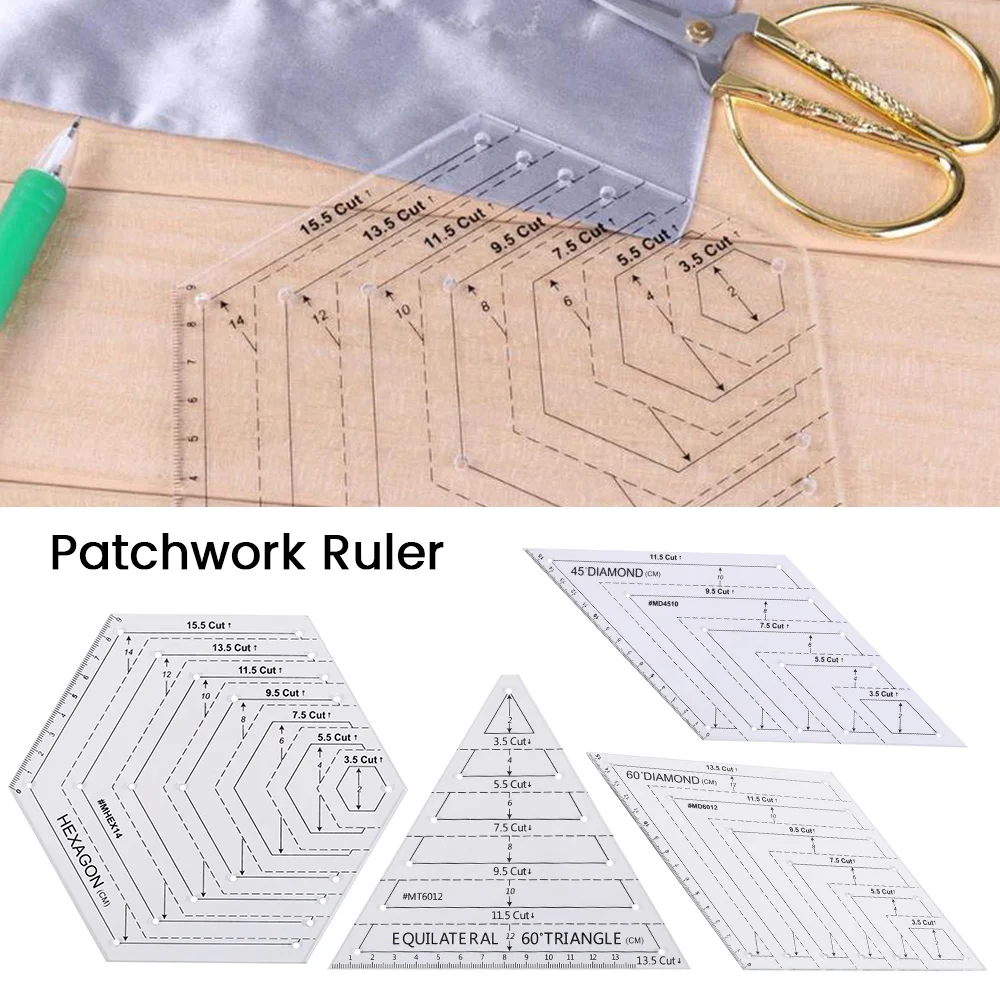Лоскутная линейка Quilting Rule высококачественные прозрачные акриловые линейки