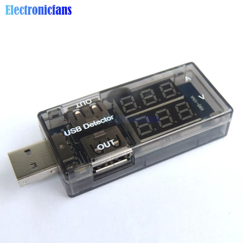 Двойной USB тестер напряжения тока Вольтметр и амперметр для аккумуляторов