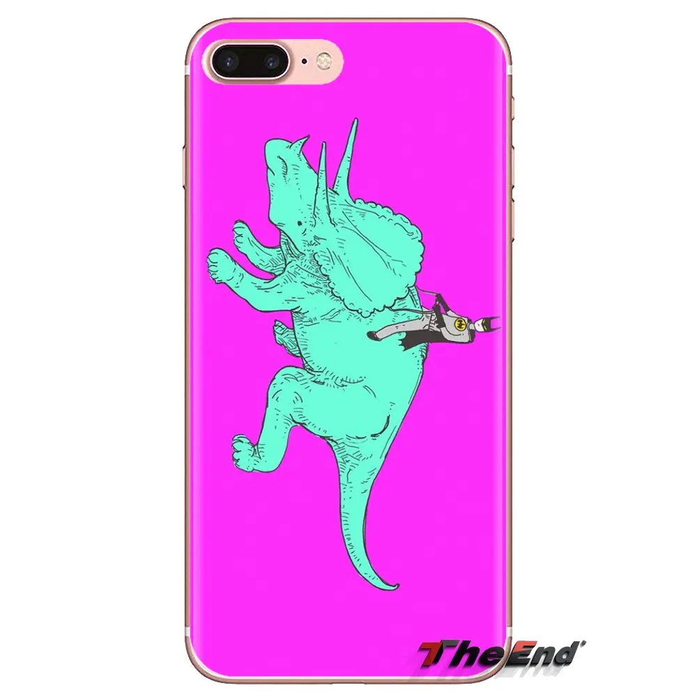 Прозрачный чехол из ТПУ для Sony Xperia Z Z1 Z2 Z3 Z5 compact M2 M4 M5 C4 E3 T3 XA Huawei Mate 7 8 Y3II динозавры и