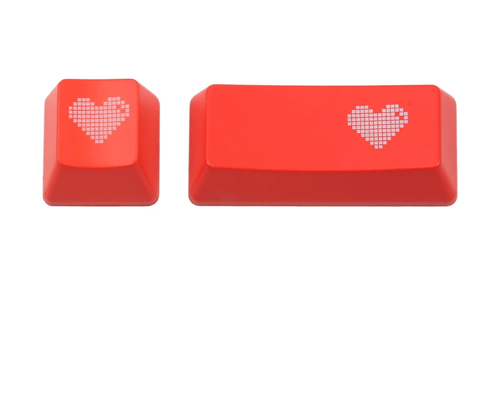 KBDfans красный пиксель любовь keycap esc введите ключ oem высоко ABS материал ключ