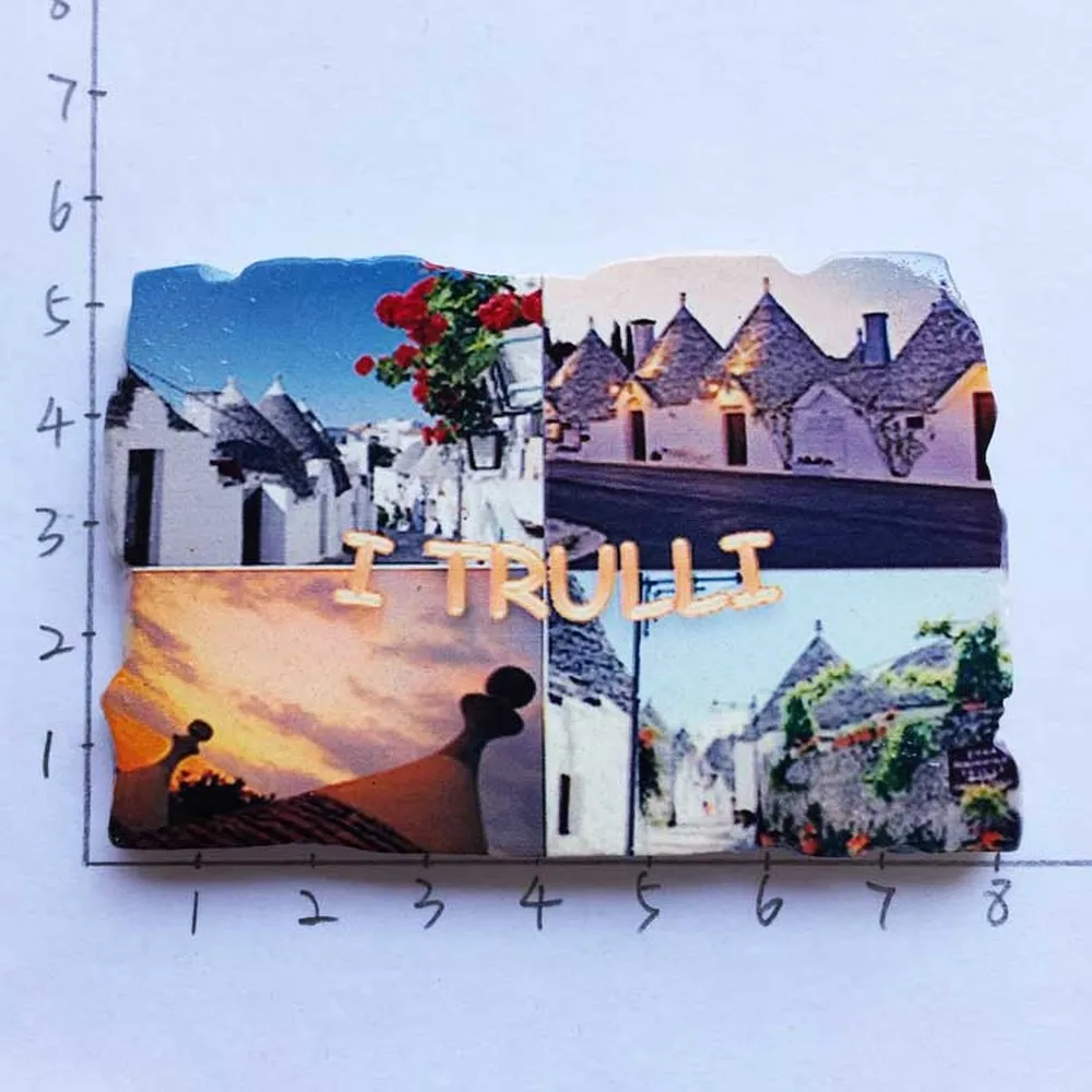 Новые итальянские магнитные магниты на холодильник Puglia Trulli наклейки аксессуары