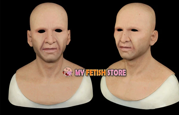 SF-N2 вечерние партии crossdress Маскарад fancydress косплэй реалистичные человека уход за кожей лица силиконовые Мужской полный Глава Маска фетиш одежда