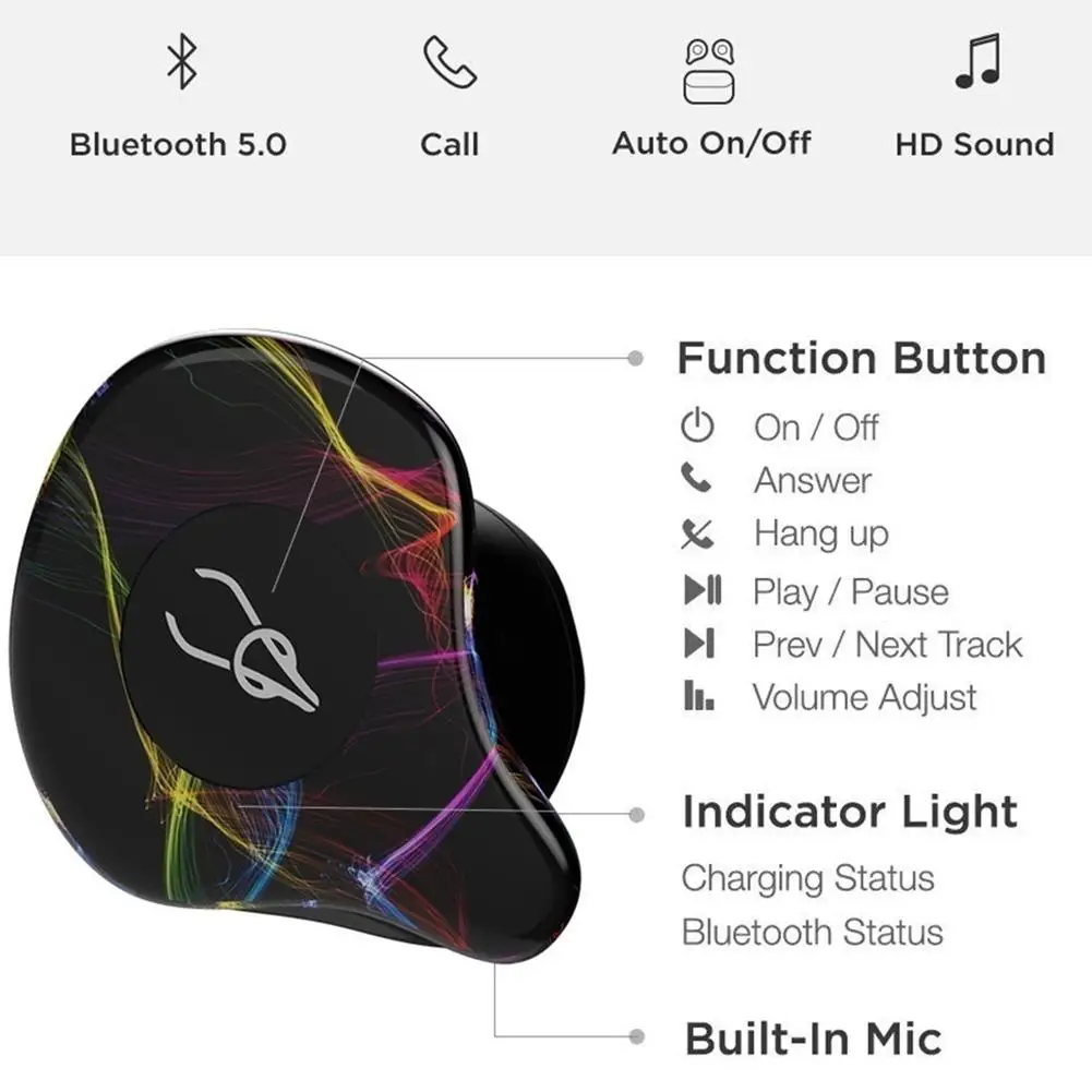 Оригинальные наушники Sabbat X12 Pro, Bluetooth TWS 5,0, Автоматическое Сопряжение, шумоподавление, 4D, Hi-Fi, стерео, бас, гарнитура, водонепроницаемая, Sabbat
