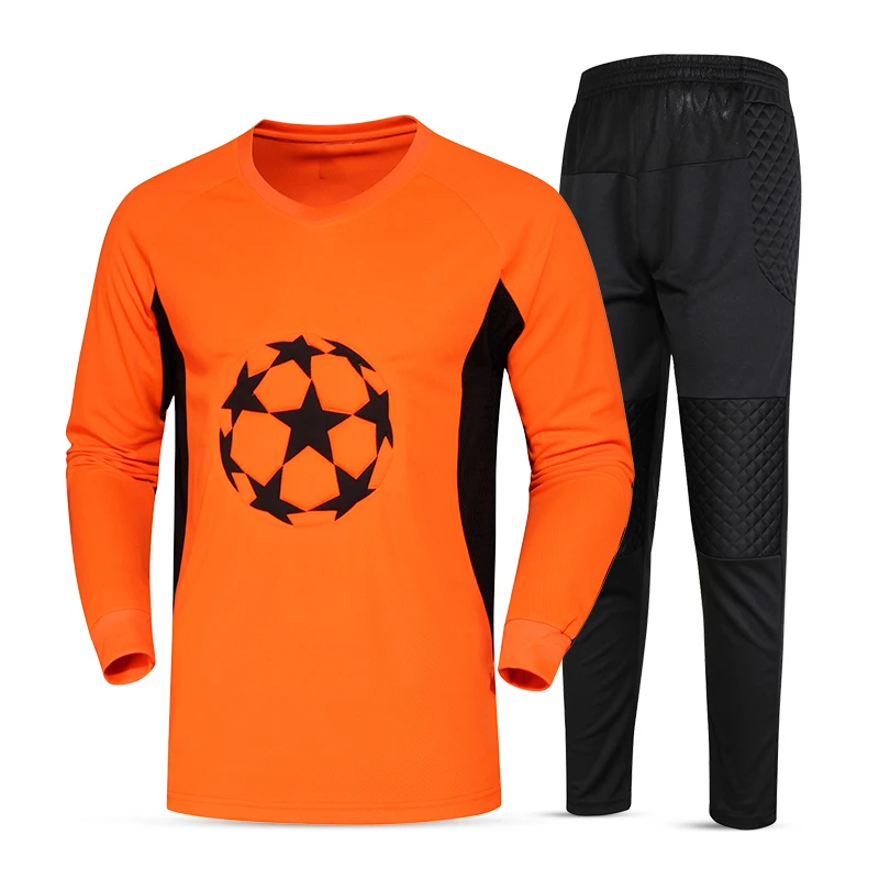 2018 новый футбольный Джерси вратаря одежда Униформа сетка дышащая для взрослых с