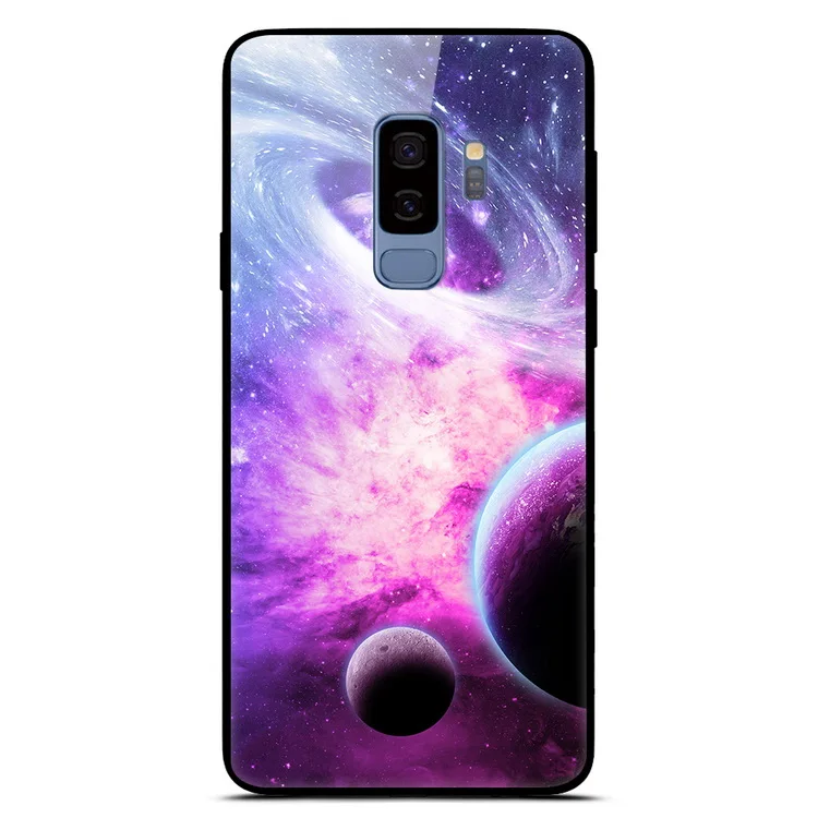 17 Чехол из закаленного стекла для samsung S9, Жесткий Чехол для задней панели, чехол для samsung Galaxy S9 Plus, чехол, TPU бампер S10e S10 Plus Caso - Цвет: 17