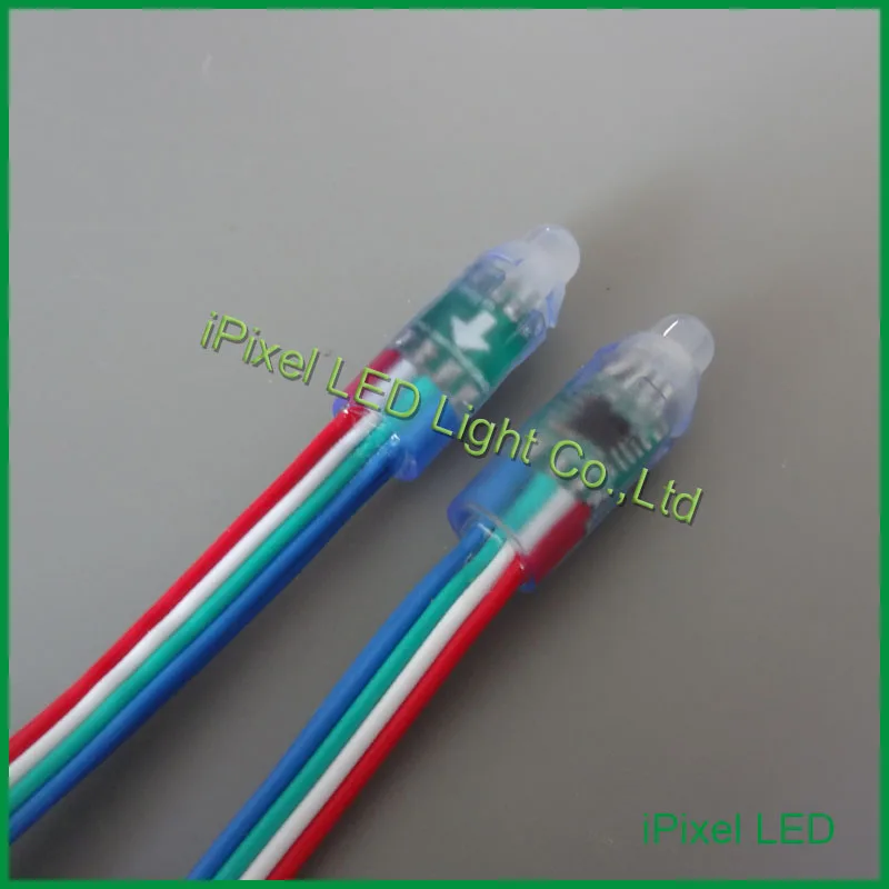 Полноцветный светодиодный пиксельный светильник 12 мм для Хэллоуина световые