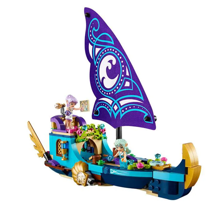 Bela Elves Naida's Epic Adventure Ship Building Kit Совместимость Legoingly 41073 игрушки для детей (311