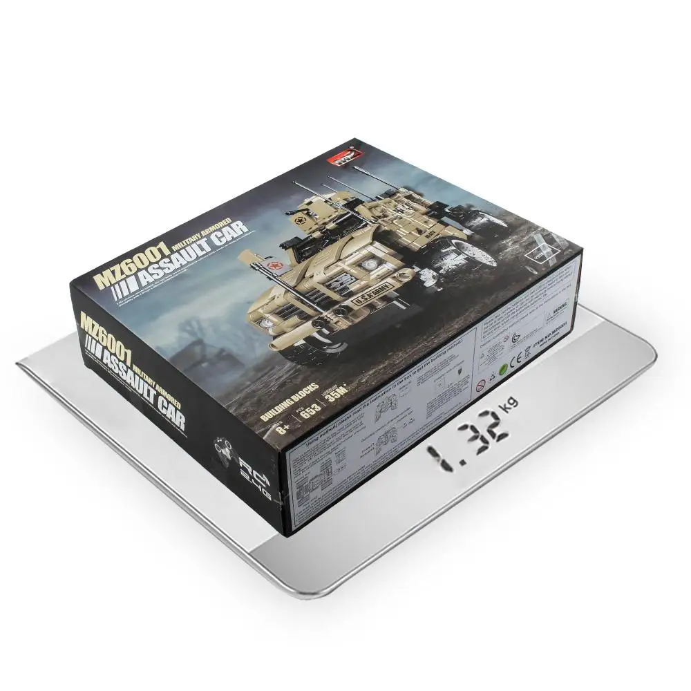 MoFun MZ6001 1/12 2,4 г 4CH 653 шт DIY собрать кирпичный блок RC автомобиль детская игрушка