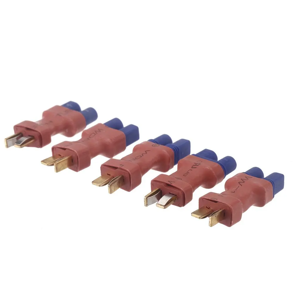 Deans Style EC3 Штекерный разъем типа T 5 шт. красный синий|ec3 male|ec3 plugec3 connector |