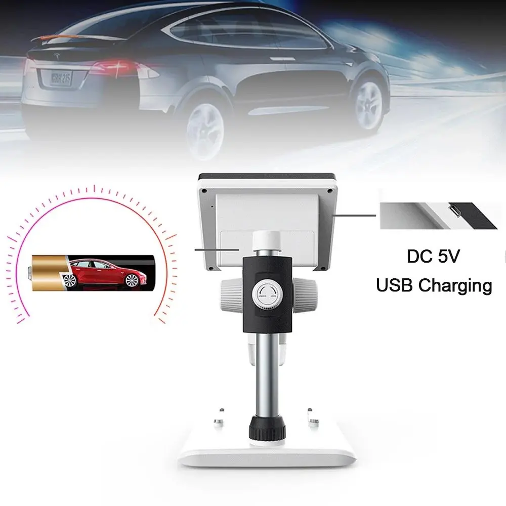 MUSTOOL G700 lcd цифровой микроскоп 1000X4,3 дюймов HD 1080P портативный Настольный lcd цифровой микроскоп для ремонта доски