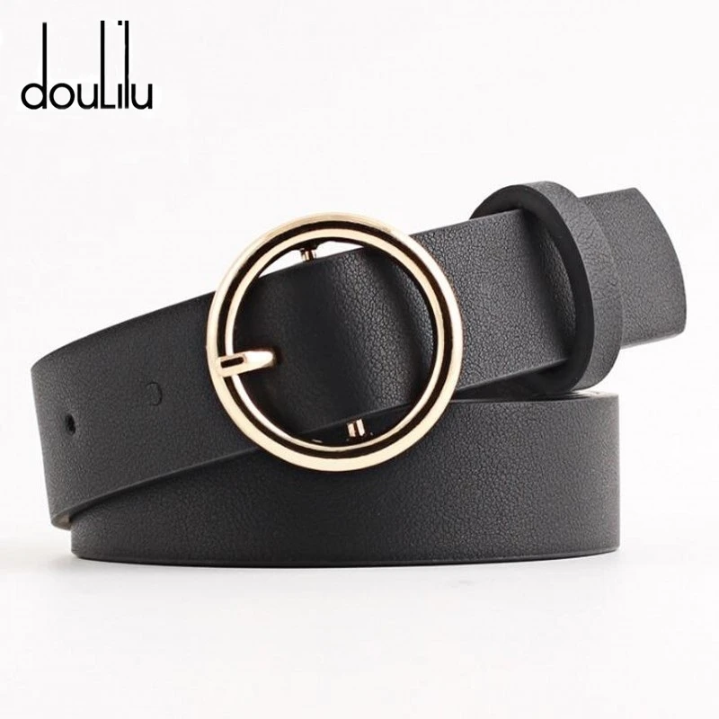 

105x2,5 см новый дизайн широкий ремень женские джинсовые ремни 2020 зимний декоративный пояс Модный золотой булавка пряжка студенческий черный ...