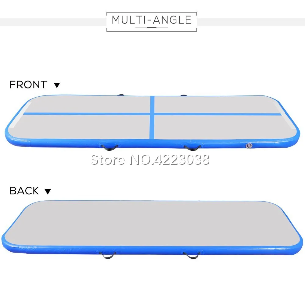 Дешево Бесплатная доставка набор (6 шт.) надувной коврик для прыжков, гимнастический воздушный тренажер, надувной спортивный трек для тренажерного ...