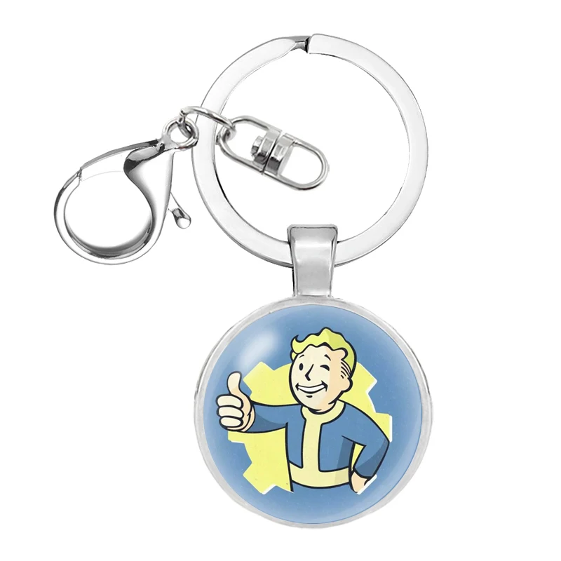 9 стилей новый Fallout 4 ожерелье брелок мультфильм волт бой фигурка модные украшения