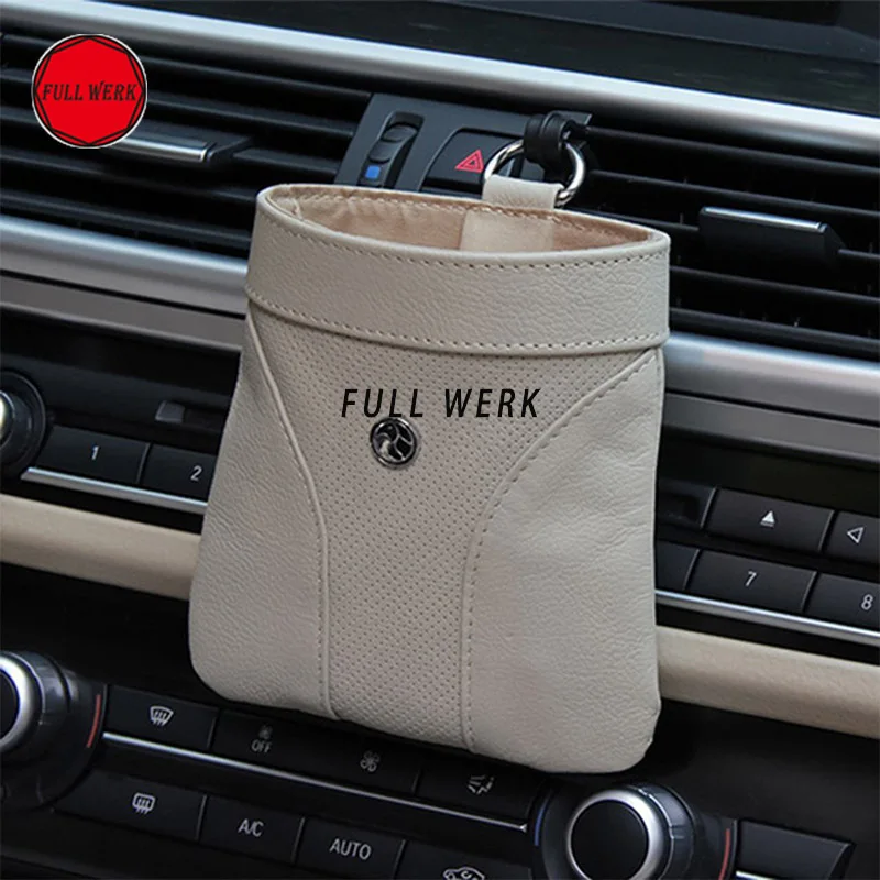 car organizer air vent phone holder pocket storage bag auto organizer storage pocket for iphone cigarette keys coins accessories free global shipping