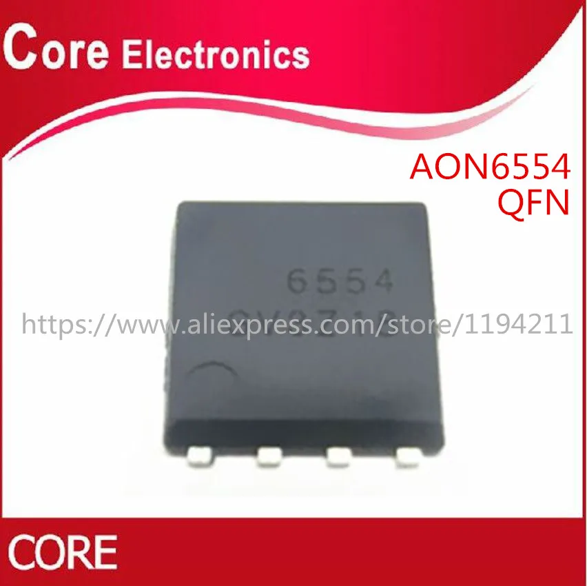 50 шт. AON6554 AO6554 6554 MOSFET QFN 8 Новый|Интегральные схемы| |