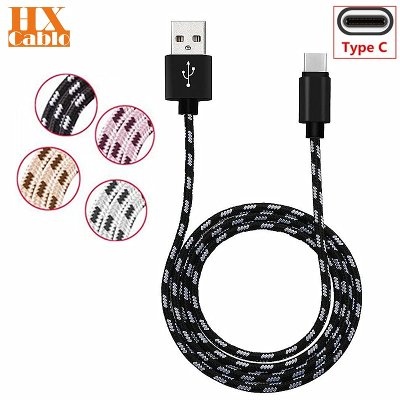 Фото USB-кабель для быстрой синхронизации данных 1/2/3 м Тип C 2 а для Samsung S10 S8 Xiaomi Mi Mix Max 3 2 A2 2S 8 Huawei P20 Pro Mate 20 Lite зарядное устройство №1