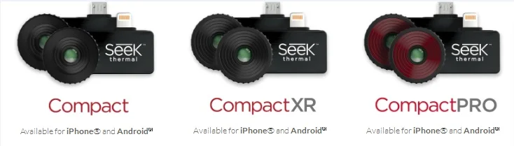 Лидер продаж Seek тепловизор компактный/компактный XR/Compact PRO инфракрасная камера ночного видения Android и IOS версия
