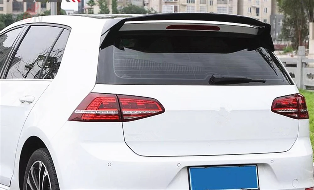 Piano Black Rear Roof Spoiler Wing For VW Volkswagen GOLF 7 MK7 GTD R 2014- 2017 &amp Golf 7.5 2018 | Автомобили и мотоциклы