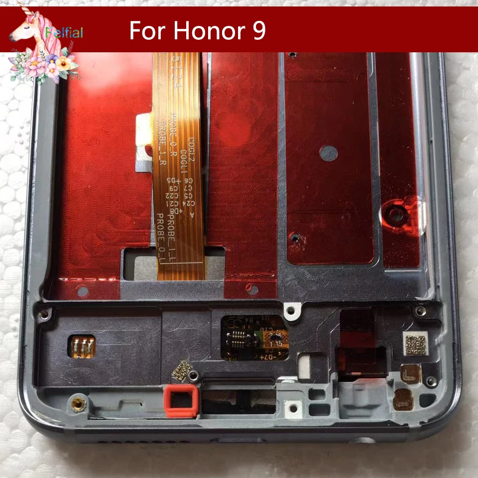 ЖК-дисплей для Huawei Honor 9 Дисплей Сенсорный экран дигитайзер с рамкой STF-L09 STF-AL10 STF-AL00